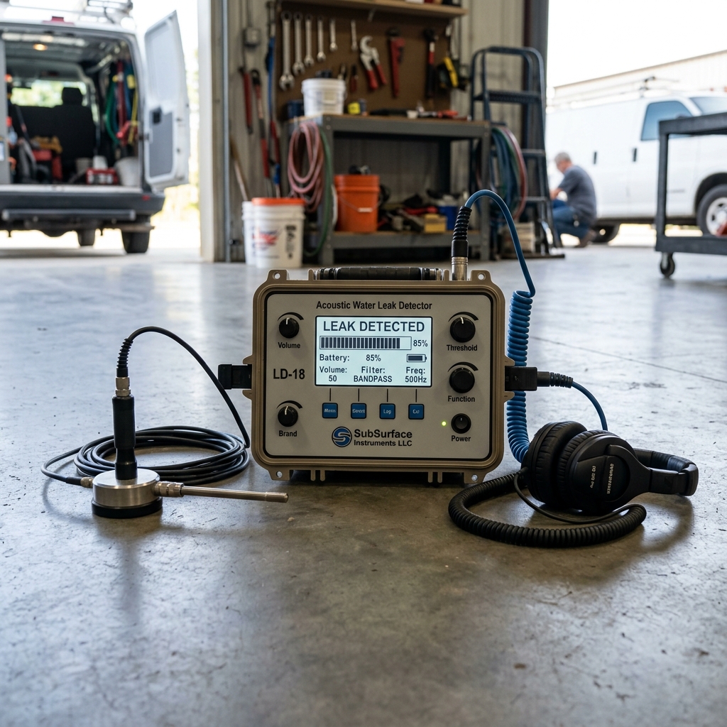 High resolution sewer camera inspection screen evaluating interior cracking in an aged cast iron drain line under concrete
